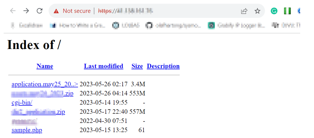 Misconfiguration Evidence 2